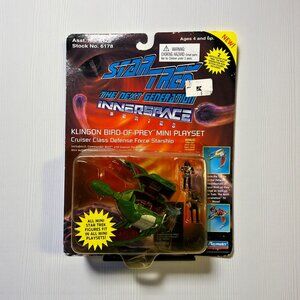 Star Trek The Next Generation Klingon Bird-Of-Prey Playmates Mini Playset 1994